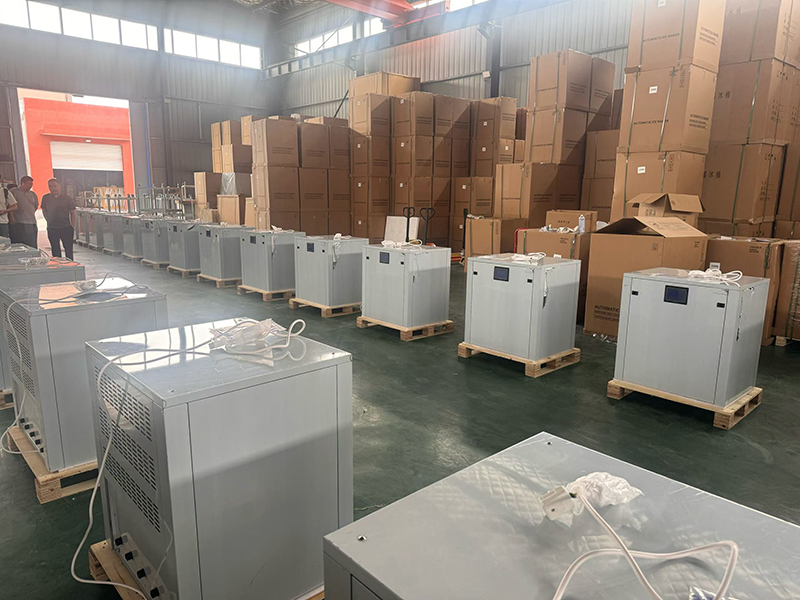 One container Granular ice machine exported abroad